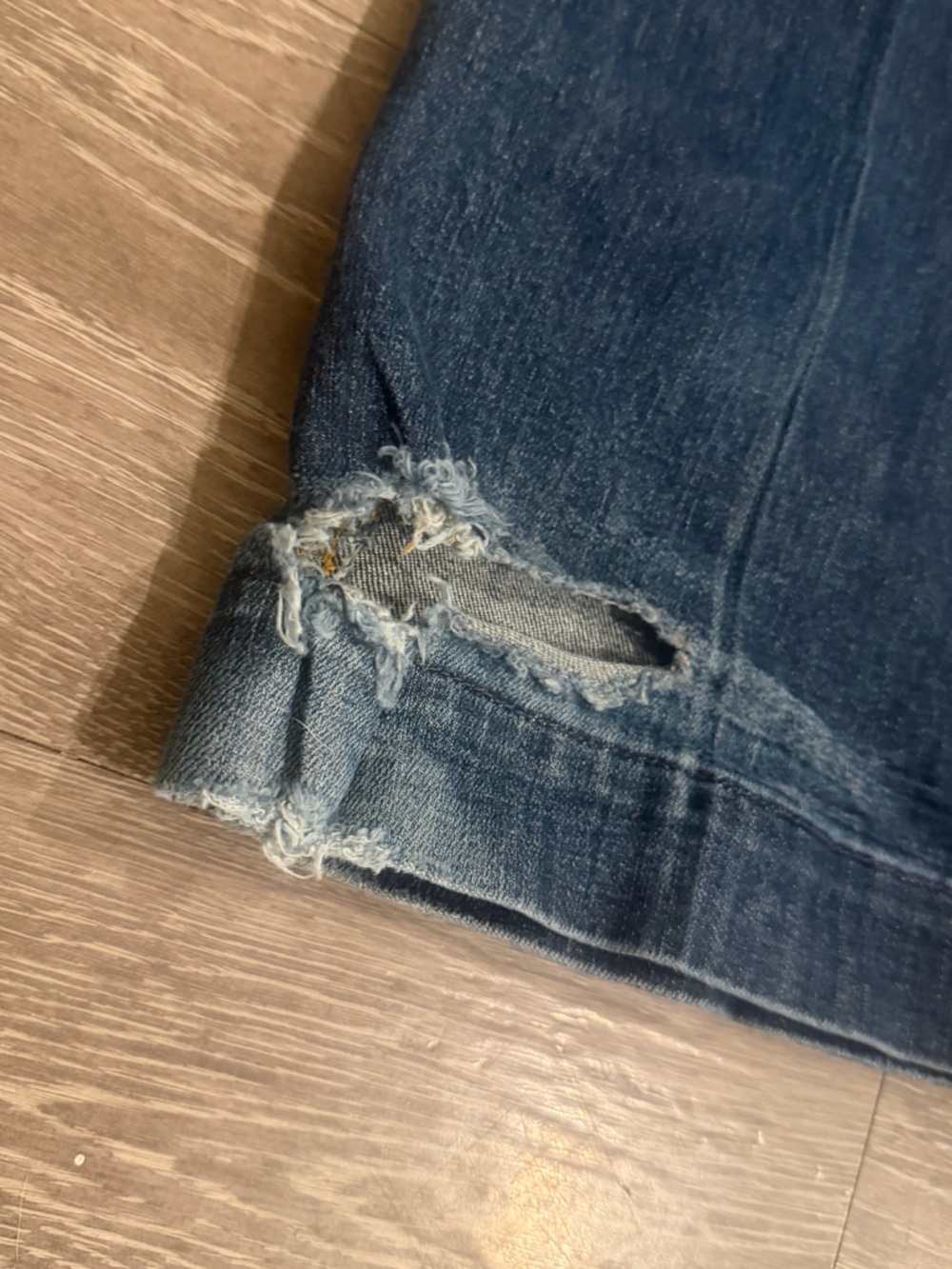 7 for all mankind y2k denim dojo flare jeans size 27 dark Wash - Picture 6 of 8